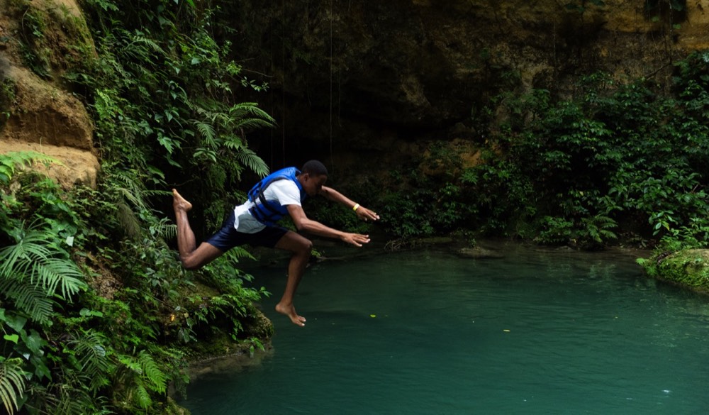 Secret Falls and Blue Hole combo, Jamaica